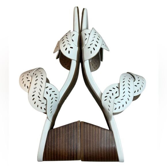 Joie Society Slip On Square Toe Block Heel Sandal - Picture 8 of 10